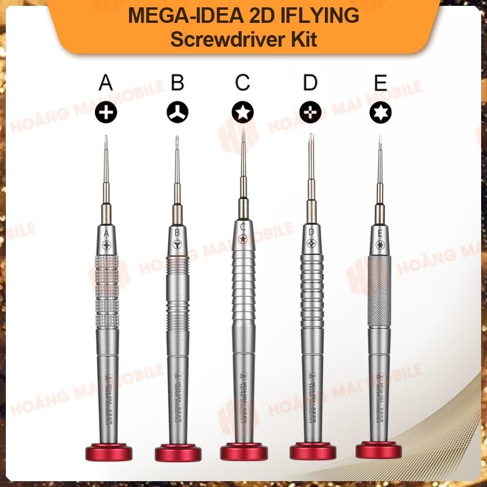 Bộ tô vít MEGA-INDEA iFLYING (3,4,5,6 cạnh và 2 tầng) CÁN ĐỎ