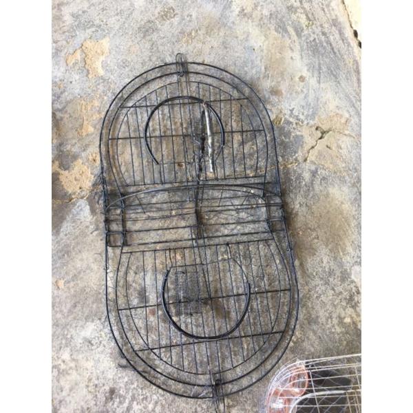 Mẹt bẫy chim treo cây và để đất bẫy bìm bịp