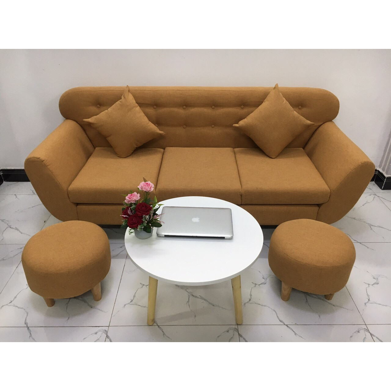 Bộ sofa bằng nội thất linco phòng khách 03- Nâu