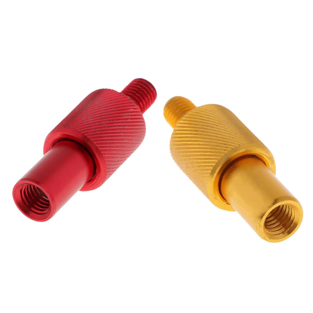 Fishing Landing Net Connector Fishing Rod Thread Quick Release Adapter Red