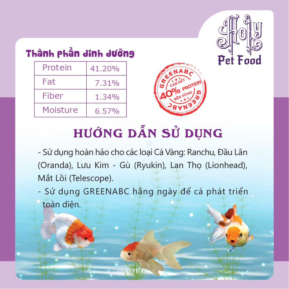 Thức ăn CÁ 3 ĐUÔI - Gold Fish