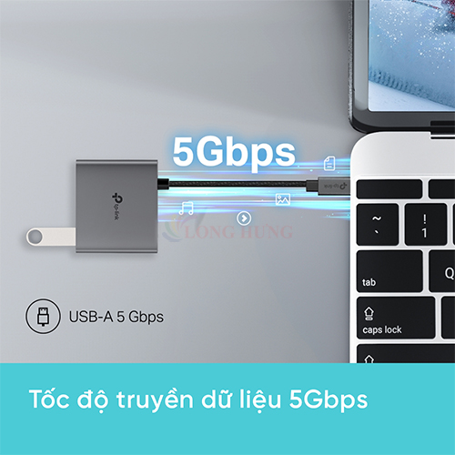 Cổng chuyển đổi TP-Link 3-in-1 USB Type-C UH3020C - Hàng chính hãng