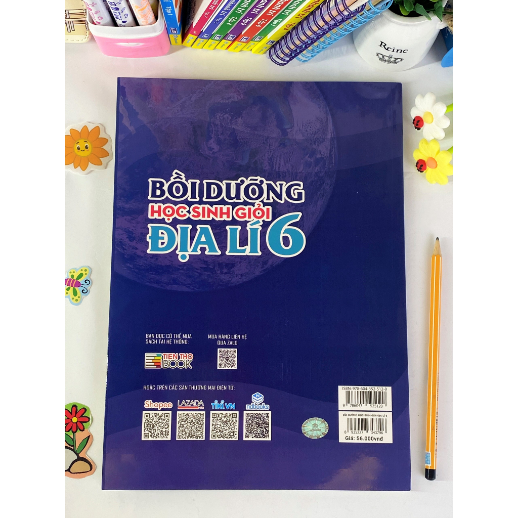 Sách - Bồi dưỡng học sinh giỏi địa lí 6 - Theo chương trình giáo dục phổ thông môn Lịch sử - Địa lí - ndbooks
