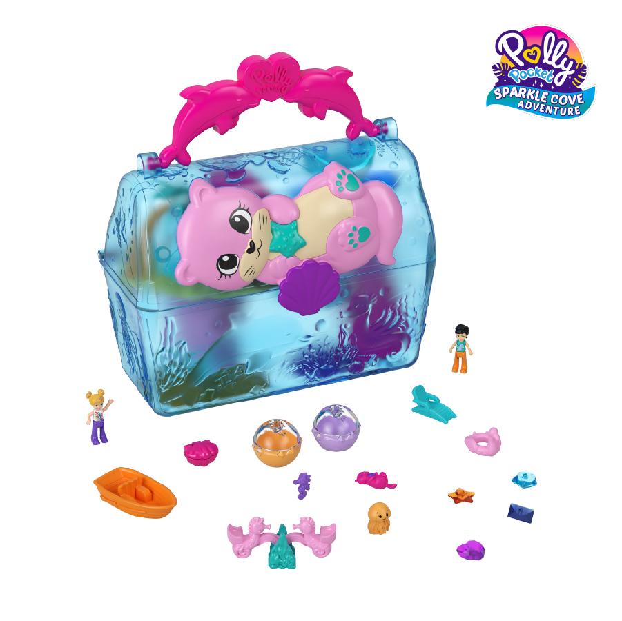 Đồ Chơi Thế Giới Thủy Cung Của Chú Rái Cá Hồng POLLY POCKET HKV47