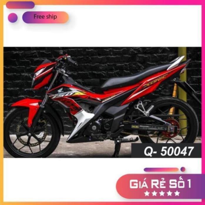 Tem rời Sonic mẫu zin 50047 in 3 lớp ko bay màu