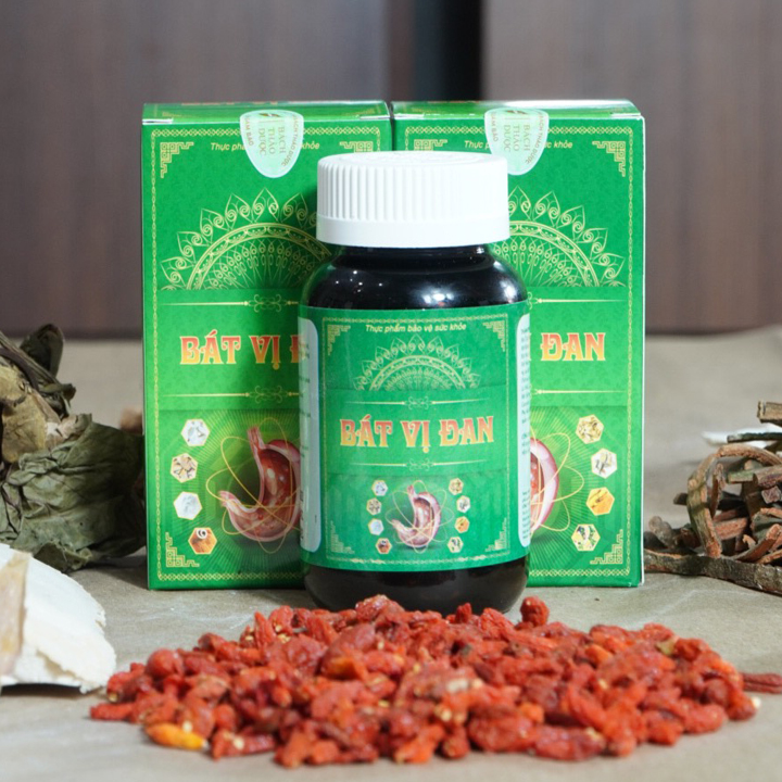 Viên uống hỗ trợ điều trị bệnh đau dạ dày của Vạn Xuân Đường - Bát Vị Đan - Chống viêm loét dạ dày, trào ngược dạ dày, đau bao tử