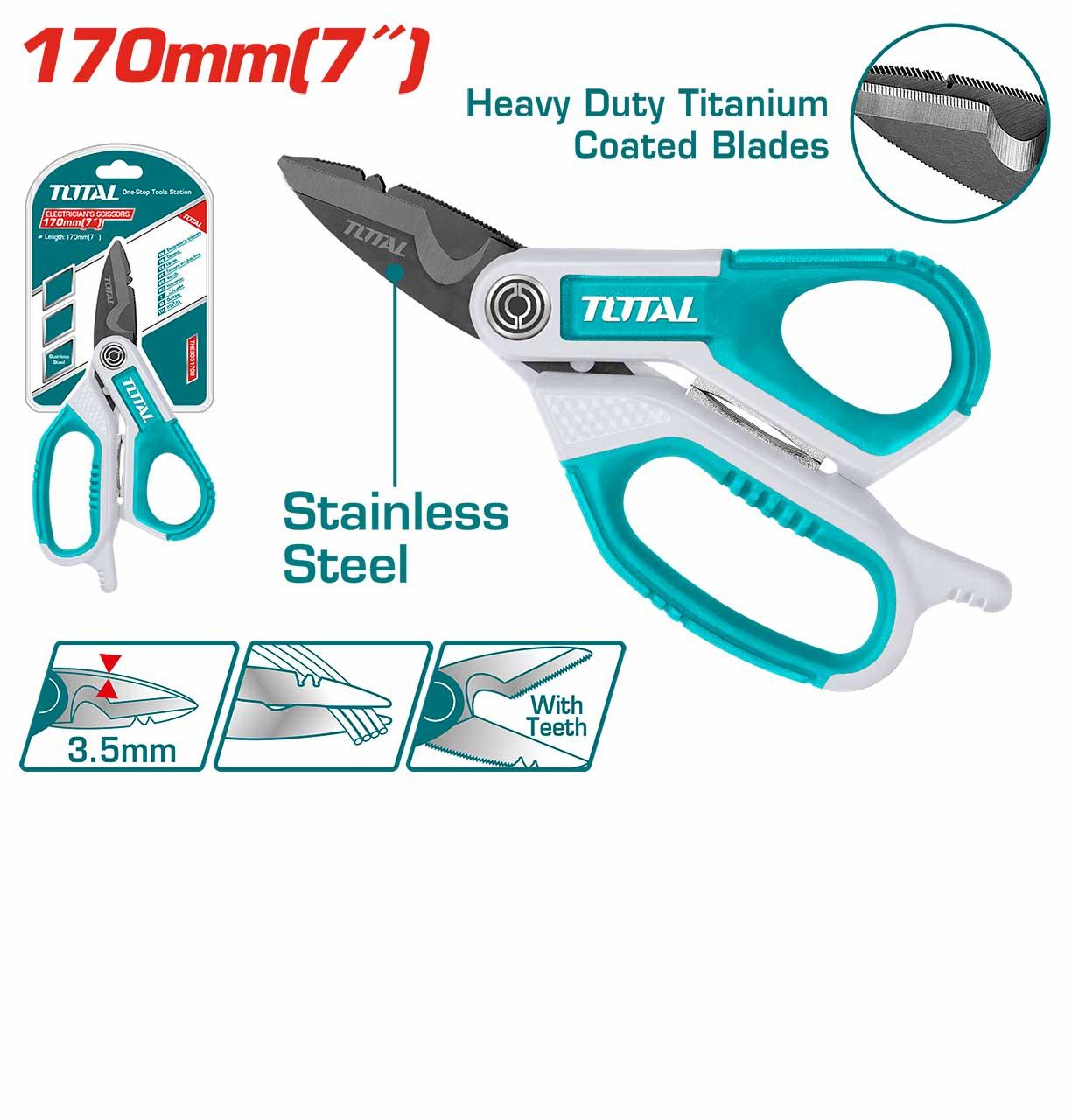 KÉO THỢ ĐIỆN 170MM TOTAL THES051708 - HÀNG CHÍNH HÃNG