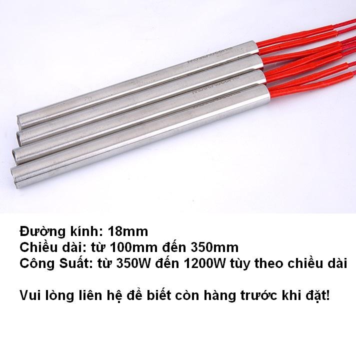 PHI 14, Que gia nhiệt, ti nhiệt, điện trở khô 1 đầu, điện trở đốt nóng, điện trở sấy khuôn
