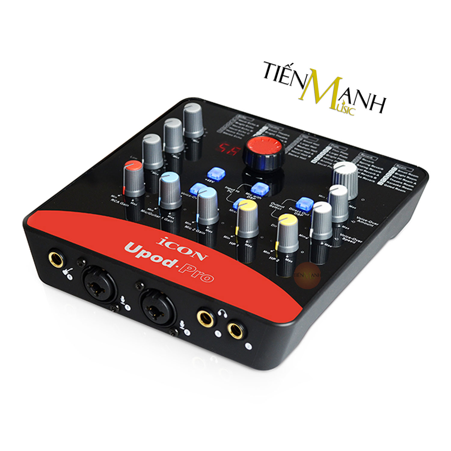 Soundcard Icon Upod Pro Bộ Thu Âm Thanh, Livestream, Hát Karaoke Sound Card Audio Interface UpodPro Hàng Chính Hãng - Kèm Móng Gẩy DreamMaker