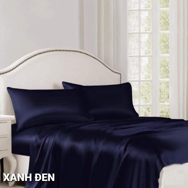 Trọn bộ chăn ga phi lụa Thái Tuấn loại 1 cực kì sang chảnh - NEMTOTBEDDING