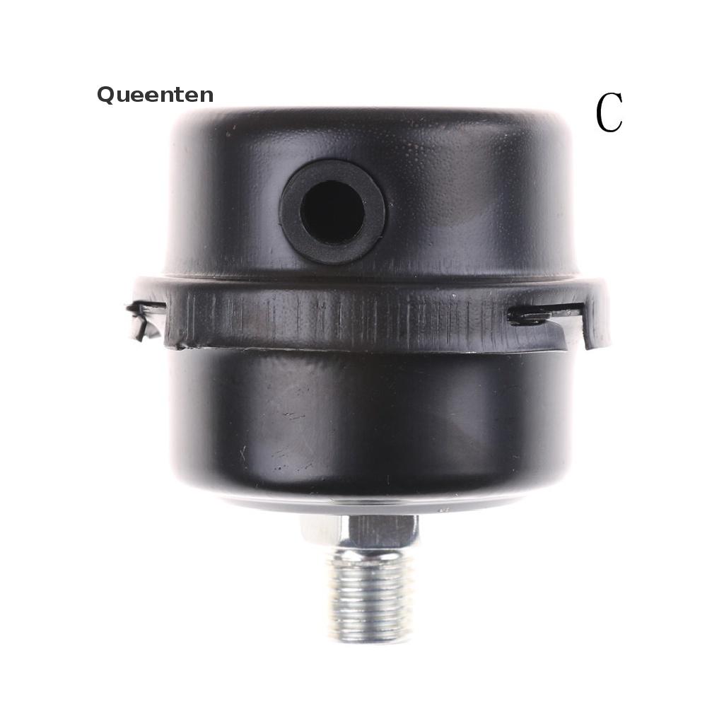 Queenten 12.5mm 16mm 20mm Air Compressor Parts Metal Air Compressor Intake Filter Noise QT