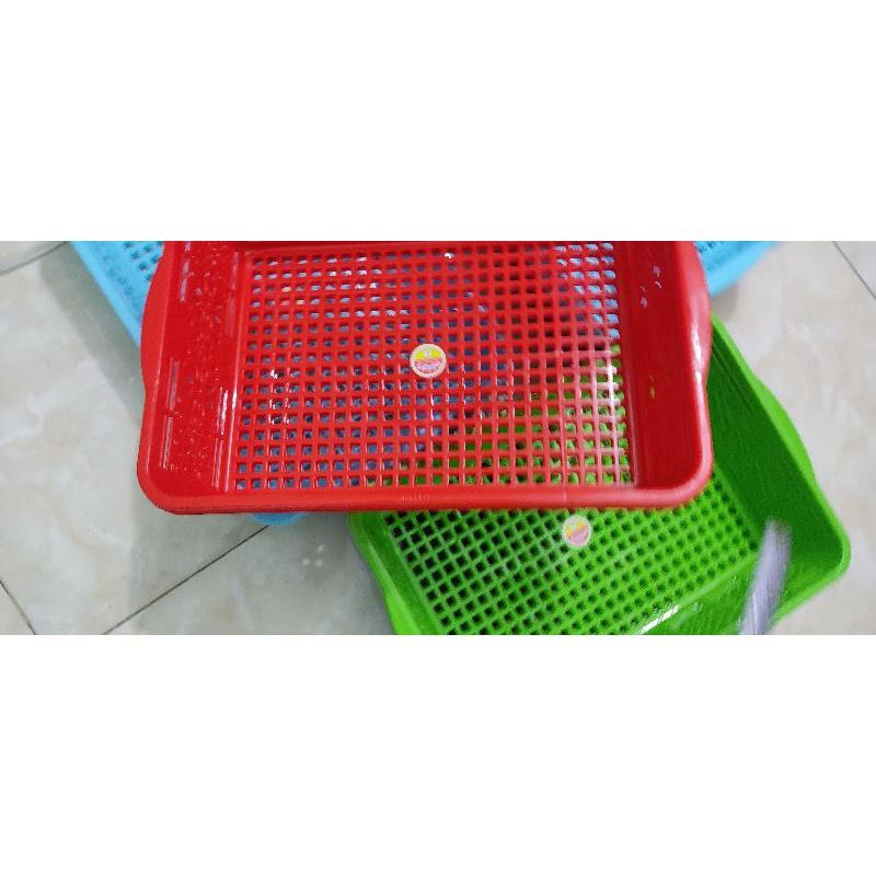 rổ chữ nhật siêu to kích thước 42x 30x10cm  nhựa PP nguyên chất