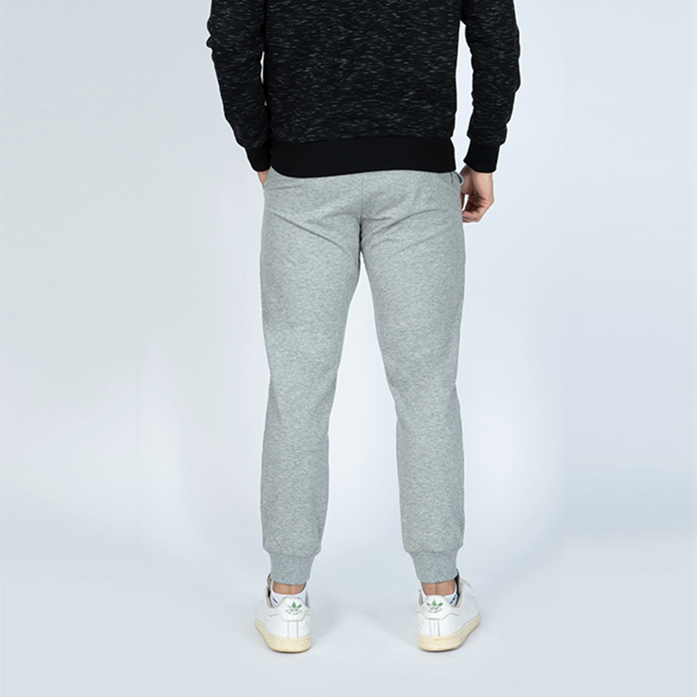 Quần Jogger thể thao nam NOVELTY trơn màu xám nhạt Melange 190917Q