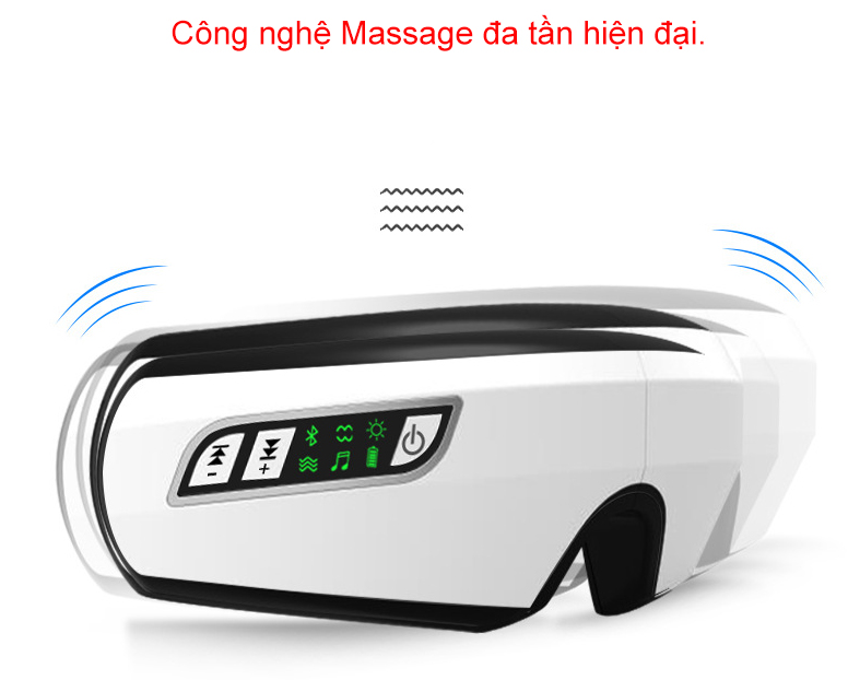 Máy Massage mắt Bluetooth nghe nhạc thư giãn cao cấp AQHY1