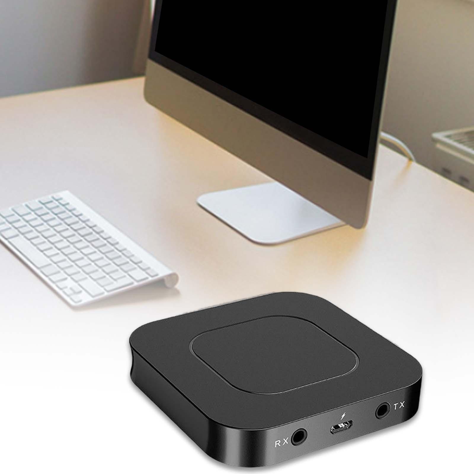 Bluetooth Audio Transmitter Receiver Adapter 3.5mm AUX RCA Music Adapter for Music Streaming Stereo