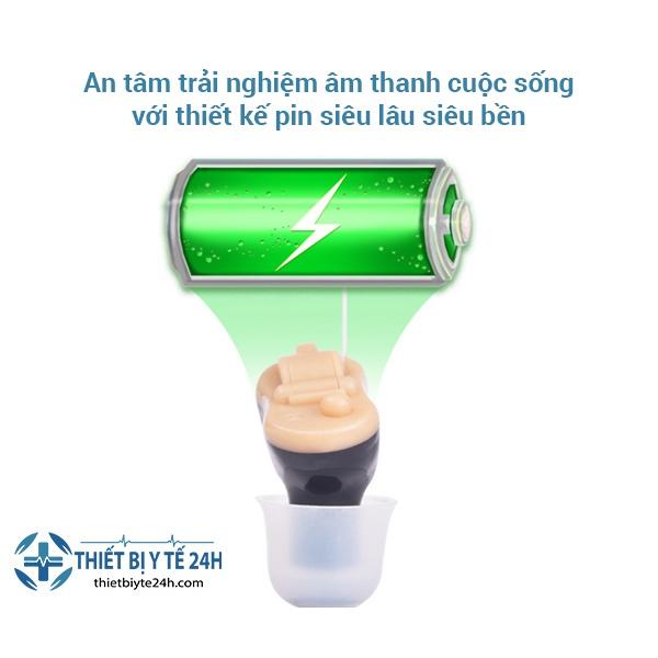 Máy Trợ Thính, Tai Nghe Trợ Thính Siêu Nhỏ Goodmi GM-910 - Tự Động Giảm Tiếng Ồn, Xử Lý Âm Thanh Cực Tốt