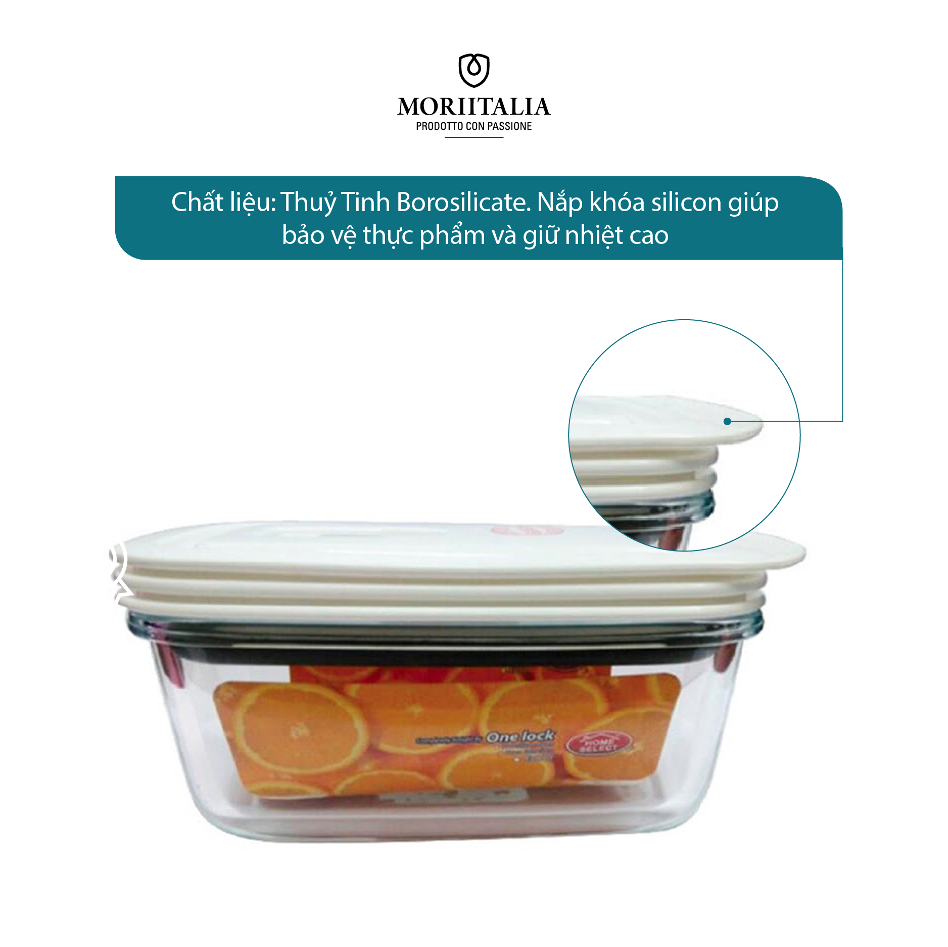 Thố thủy Tinh Borosilicate HomeSelect BZ400RC