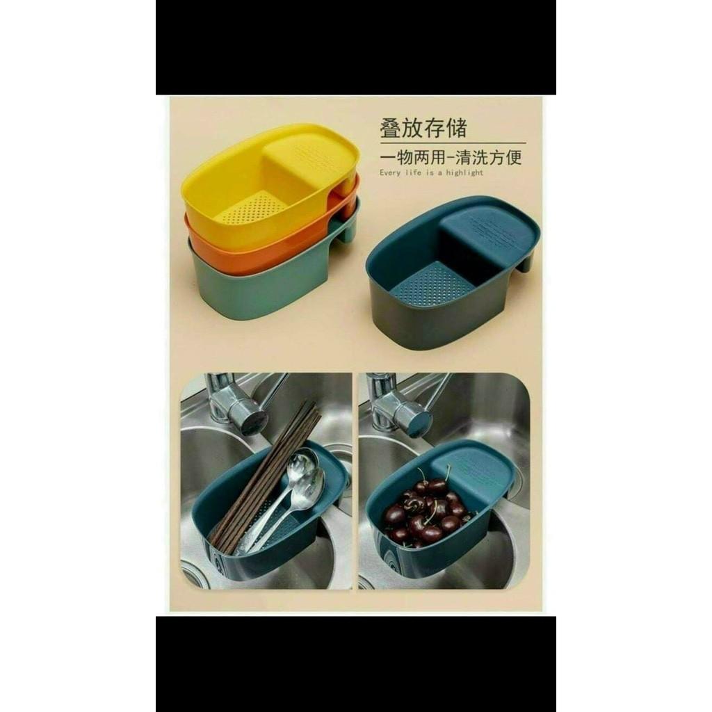 KHAY LỌC RÁC KÈM ĐỂ ĐỒ ĐA NĂNG