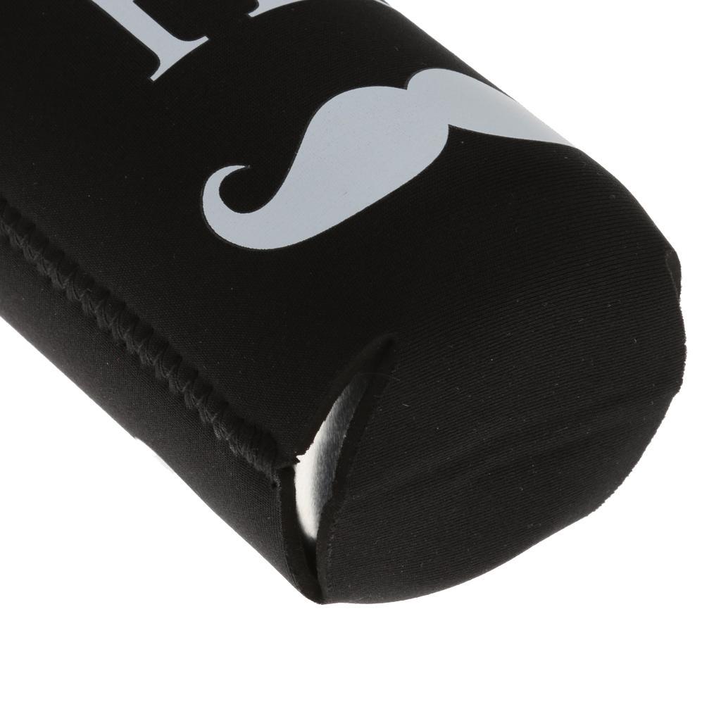 1 Set of Neoprene Wedding Beer Bottle Tin Can Cooler " His & Her" Cup Sleeve Holder