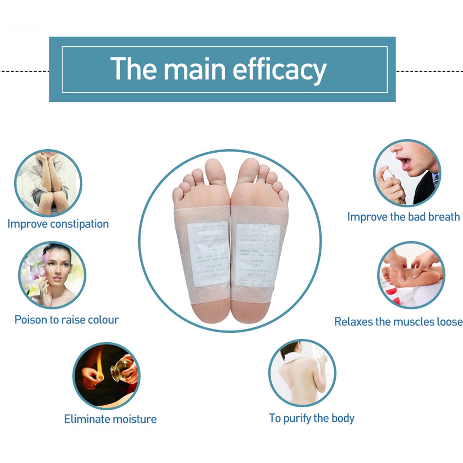 Bamboo vinegar foot patch with tape