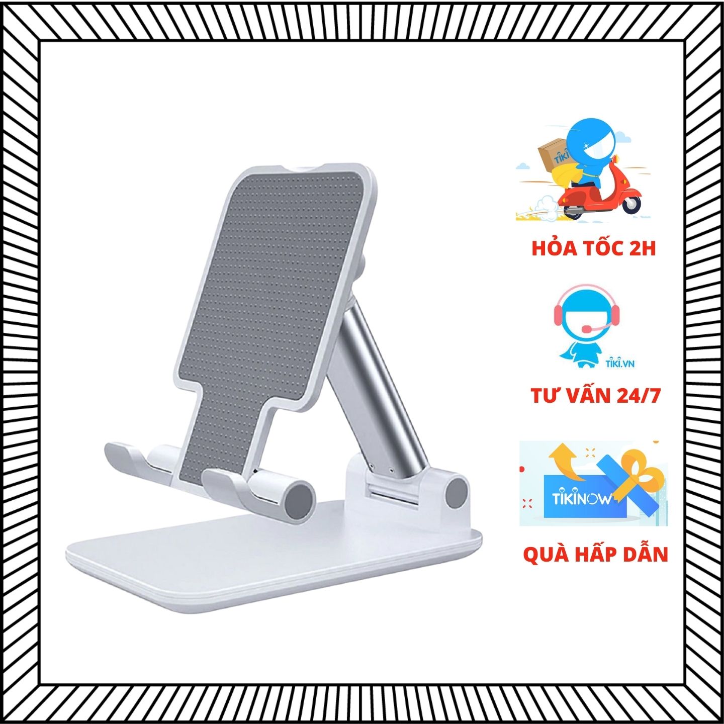 Kệ đỡ điện thoại/máy tính bảng gấp gọn tiện dụng - Giao màu ngẫu nhiên