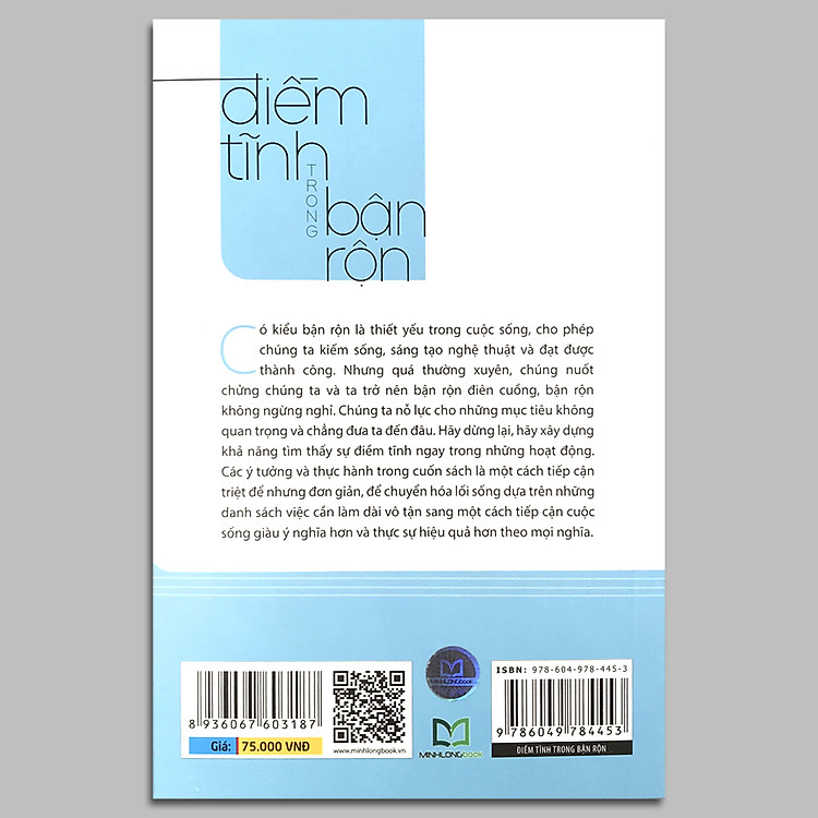 Sách: Điềm Tĩnh Trong Bận Rộn