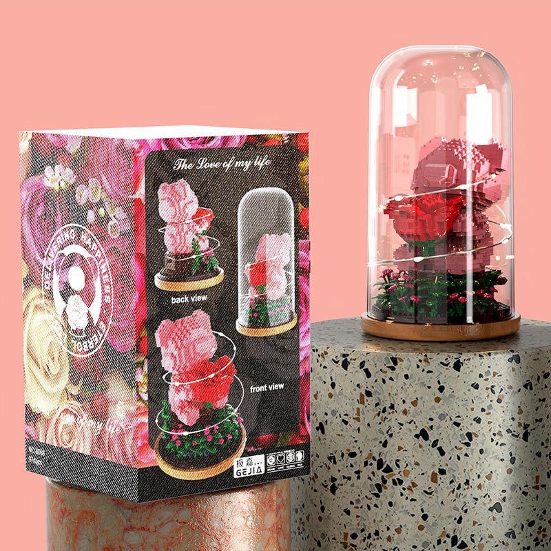 Đồ chơi lắp ráp Gấu Hoa Hồng cực xinh xắn *** Nhận lắp sẵn***