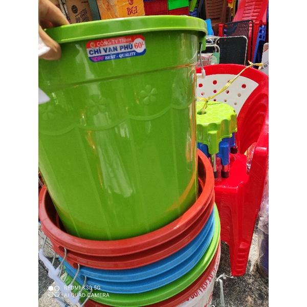 Thùng gạo tròn nhựa chí vạn phú
