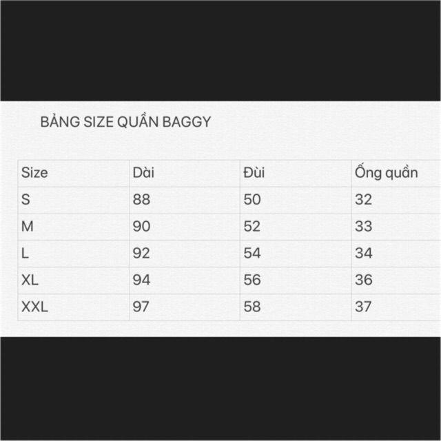 QUẦN BAGGY TÂY ÂU UNISEX - E07