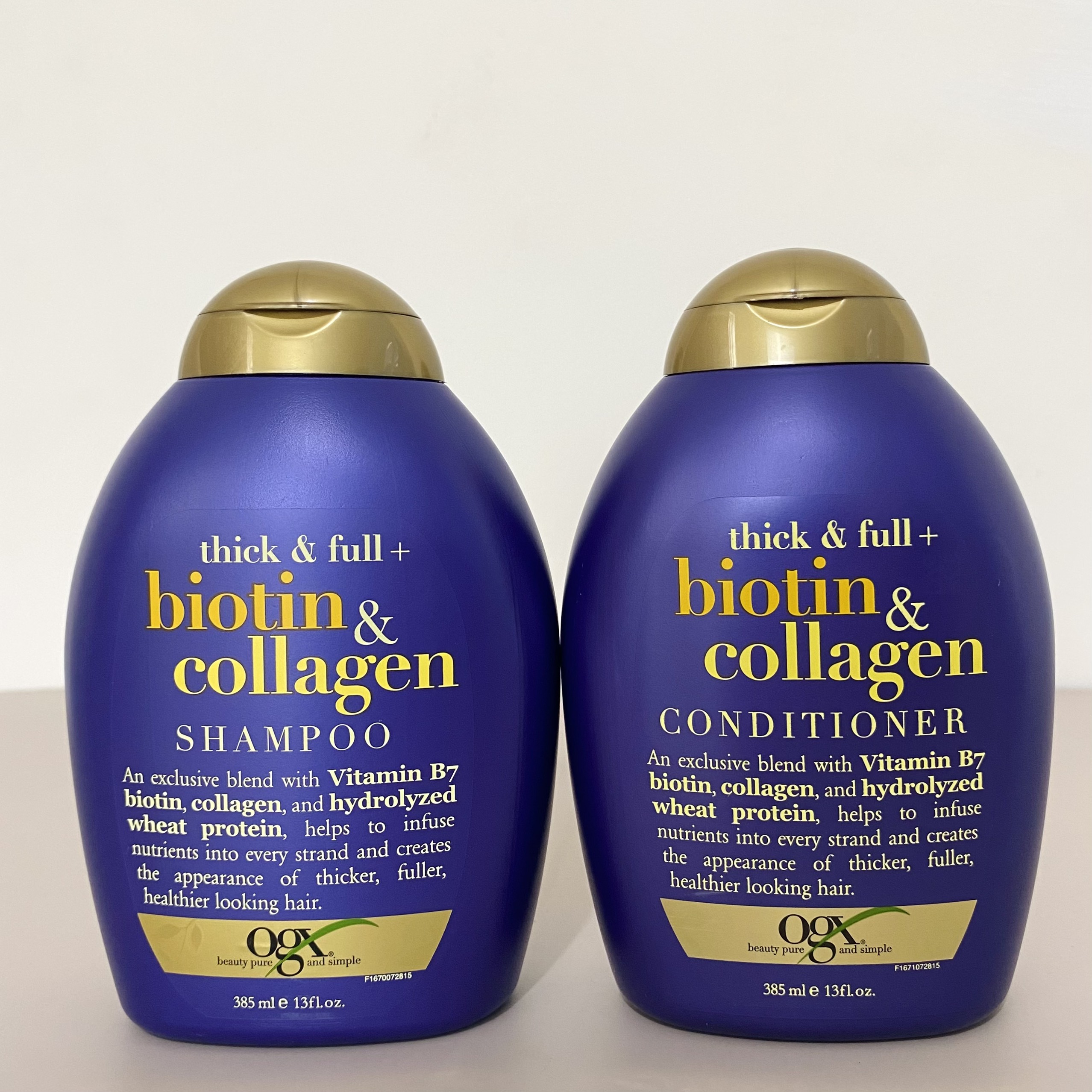 Bộ Dầu Gội Biotin Collagen Dầu Xả Biotin Collagen 385ml Hàng Nhập Mỹ