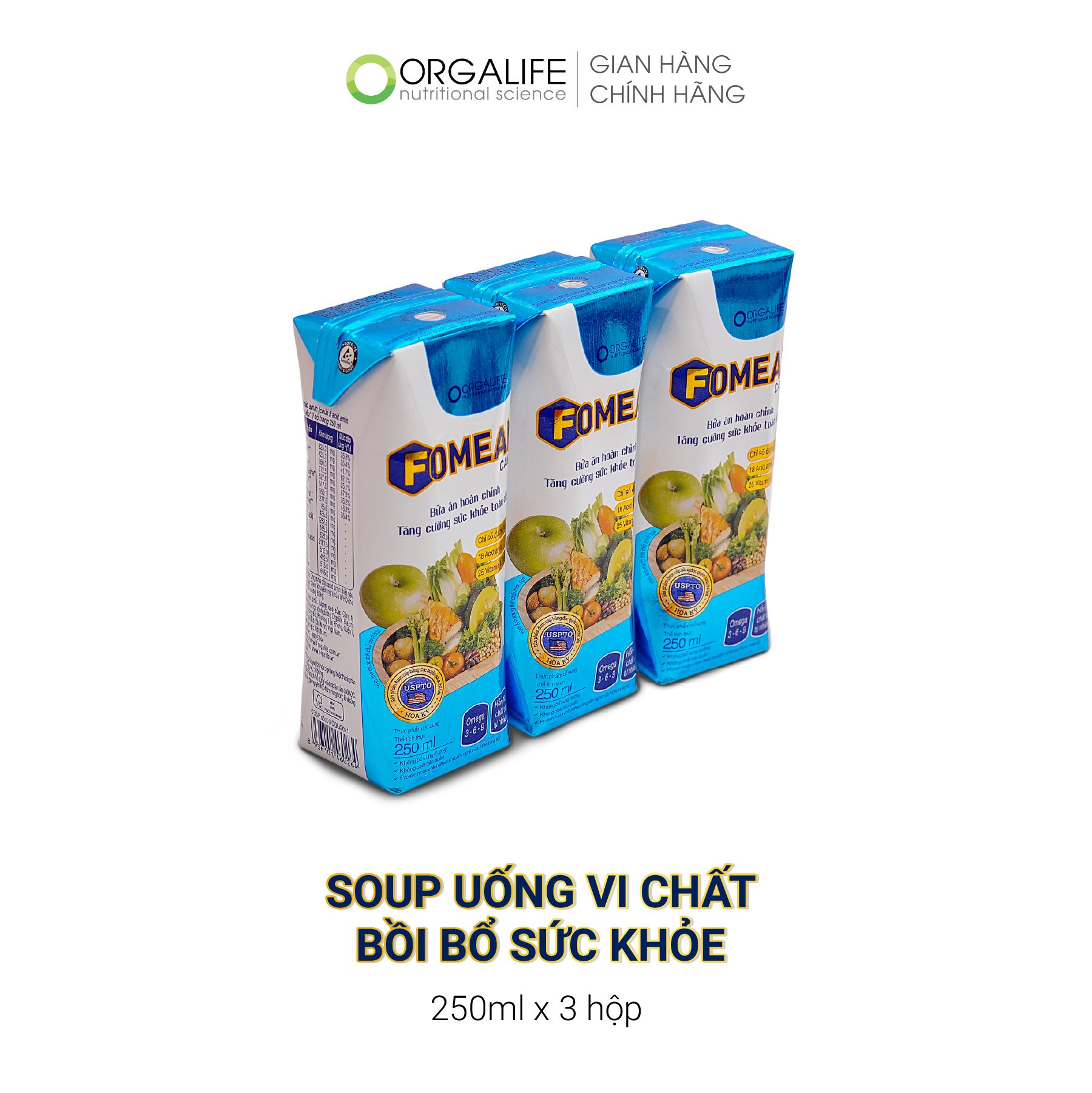 Súp uống vi chất Fomeal Care hấp thu nhẹ bụng , bồi bổ sức khỏe