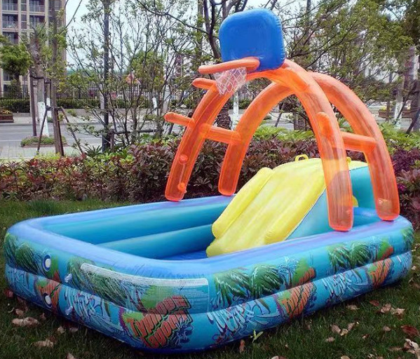 Hồ Bơi Bơm Hơi Phao Cực Đại PISCINA PARQUE cho bé và gia đình tặng bơm điện 220V