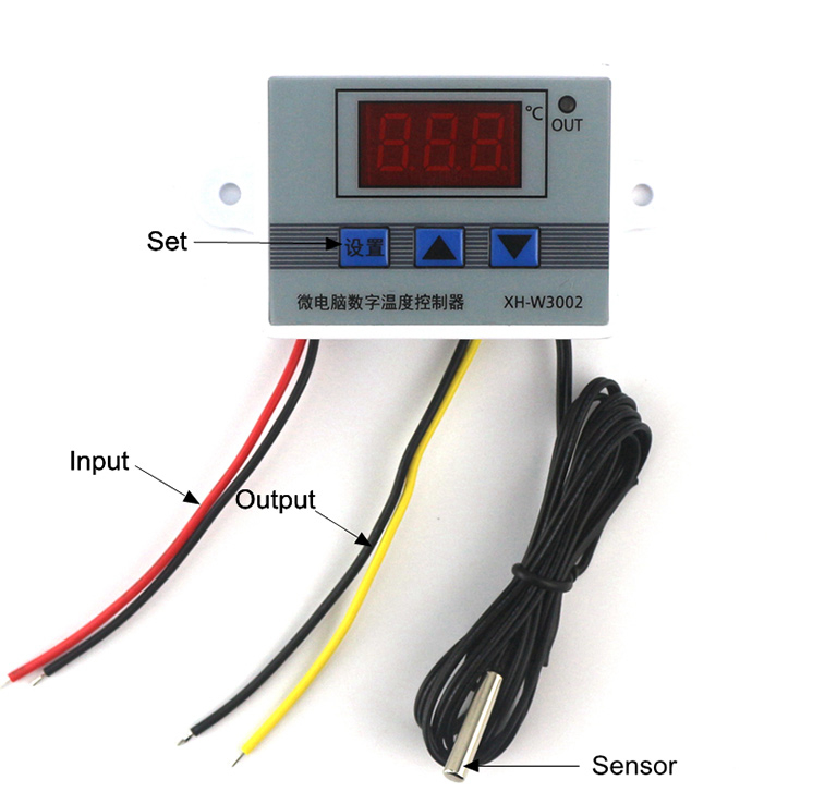 Công Tắc Điều Khiển Nhiệt Độ Kỹ Thuật Số Hiển Thị LED