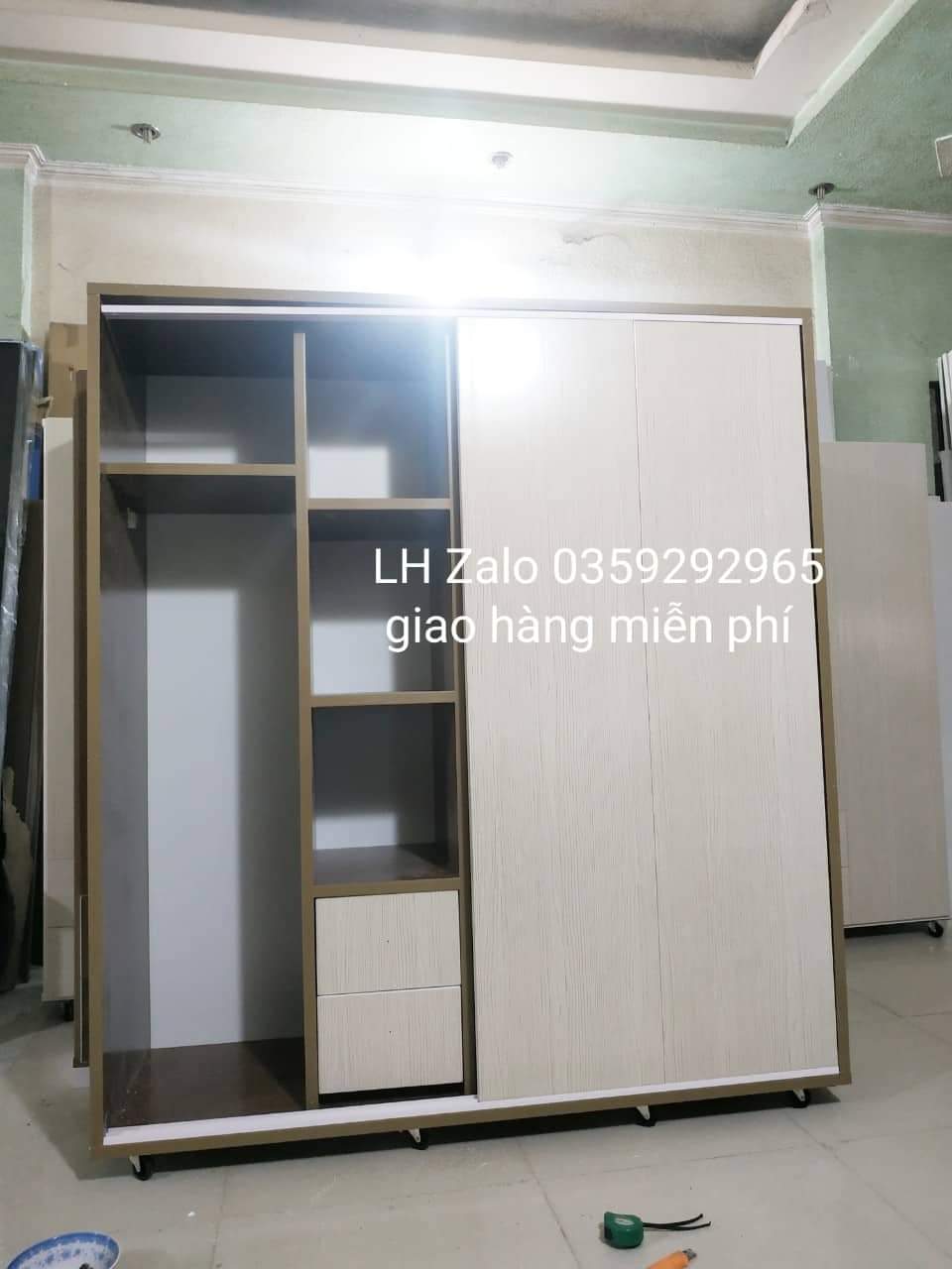 Tủ nhựa đài Loan 4 cánh cửa lùa