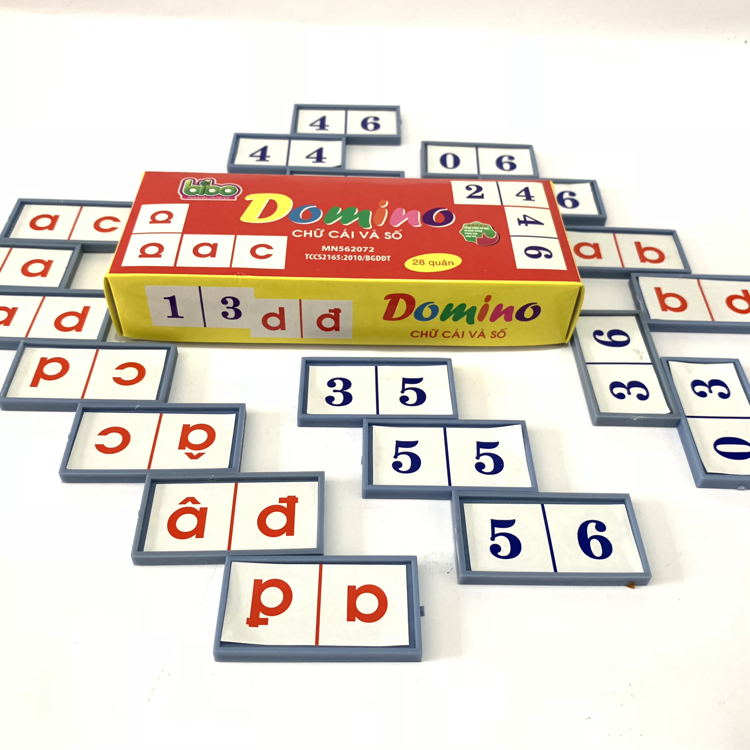 Bộ Thẻ Flashcards Cho Bé Domino Chữ Cái Và Số Giúp Bé Rèn Luyện Tư Duy Logic BENRIKIDS-DMN