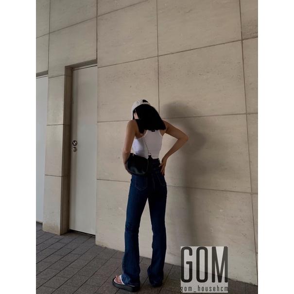 Jean loe viền lai 4S dài 106cm (ảnh shop chụp)