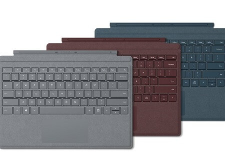 Bàn phím Surface Type Cover Xám, Đỏ, Xanh
