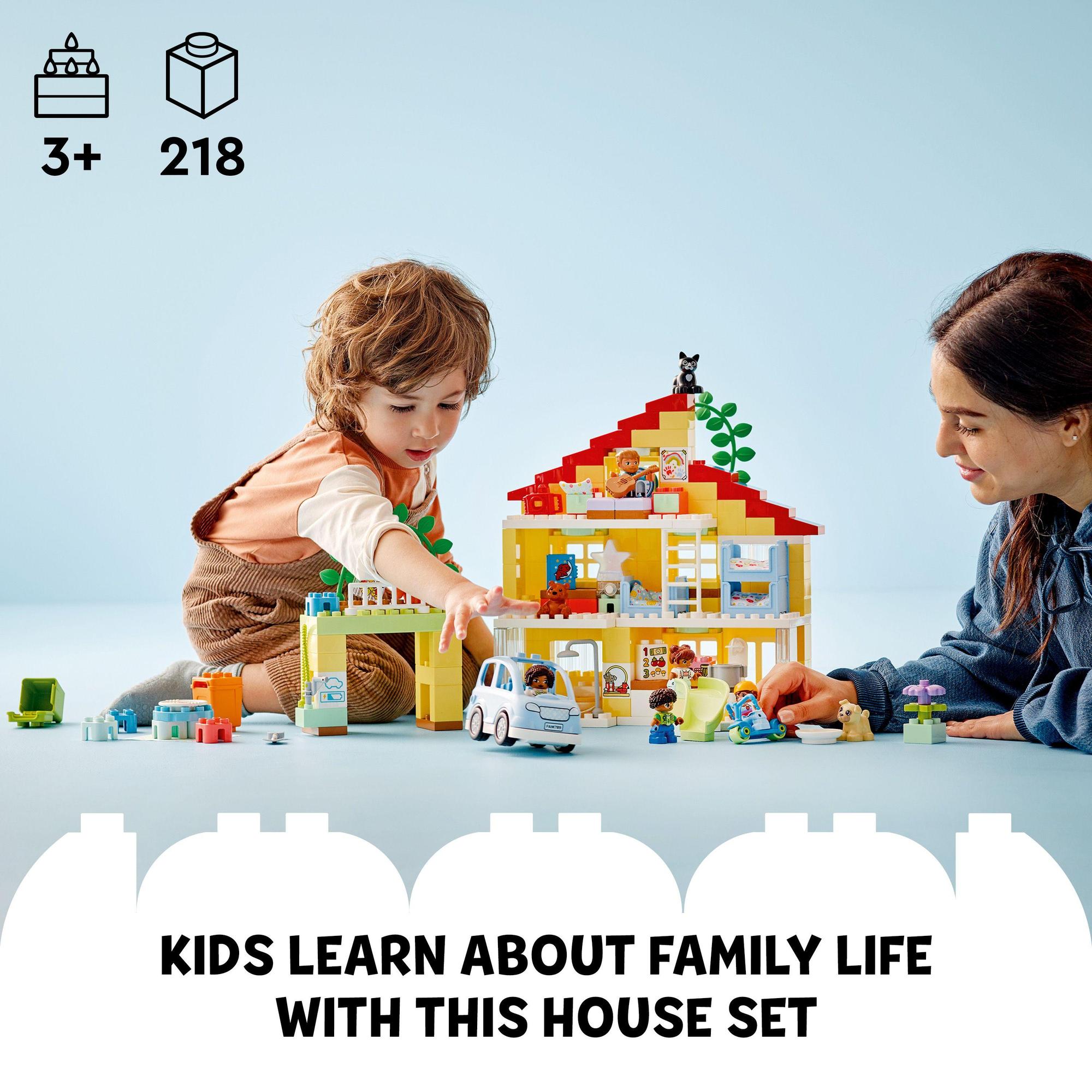 LEGO Duplo 10994 Đồ chơi lắp ráp Ngôi nhà gia đình 3 trong 1