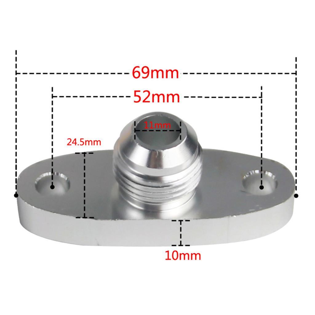2-3pack 10AN Turbo Oil Return and Feed Flange for T3,T3/T4,T04,GT40-GT55 Turbos