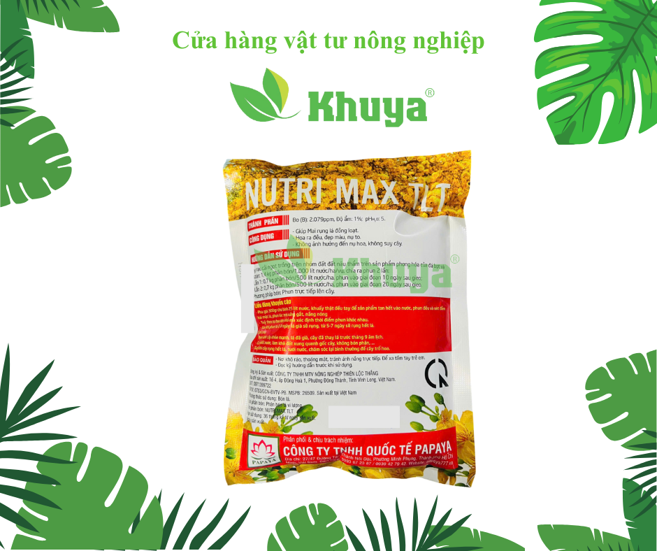 Phân bón lá Rụng Lá Mai 25L 300gr Tạo Nụ - Mập Nụ - An Toàn Cho Cây