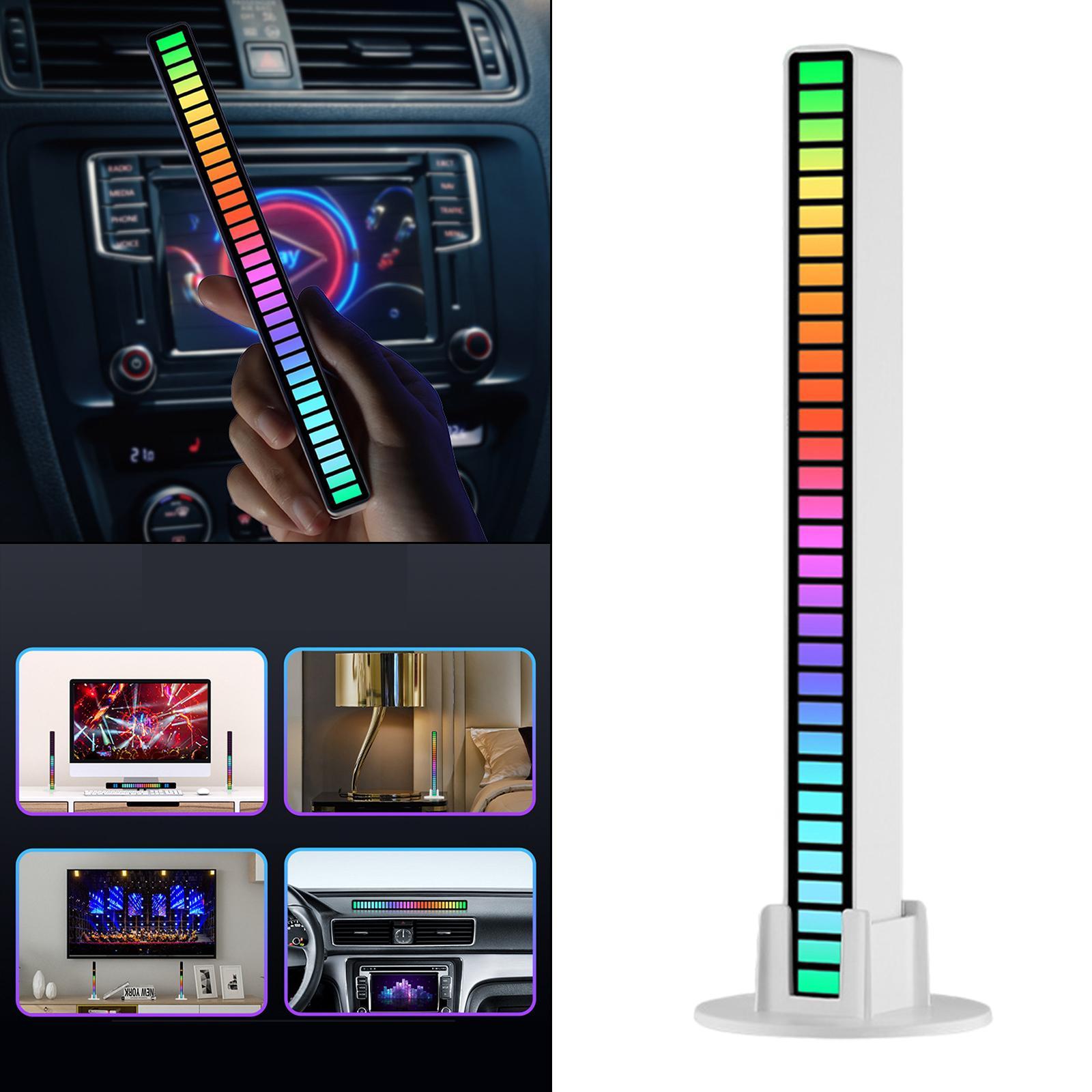 Voice Control RGB Light Color Change for  Car Gaming DJ