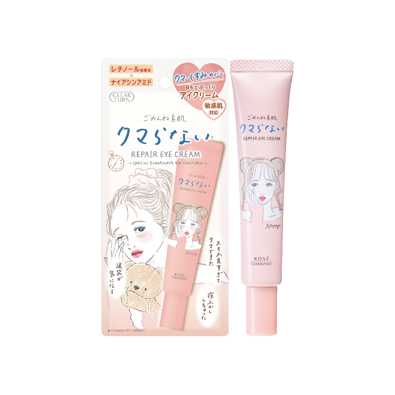 Kem Dưỡng Chuyên Sâu Vùng Da Quanh Mắt Kose Clear Turn Repair Eye Cream 20 G