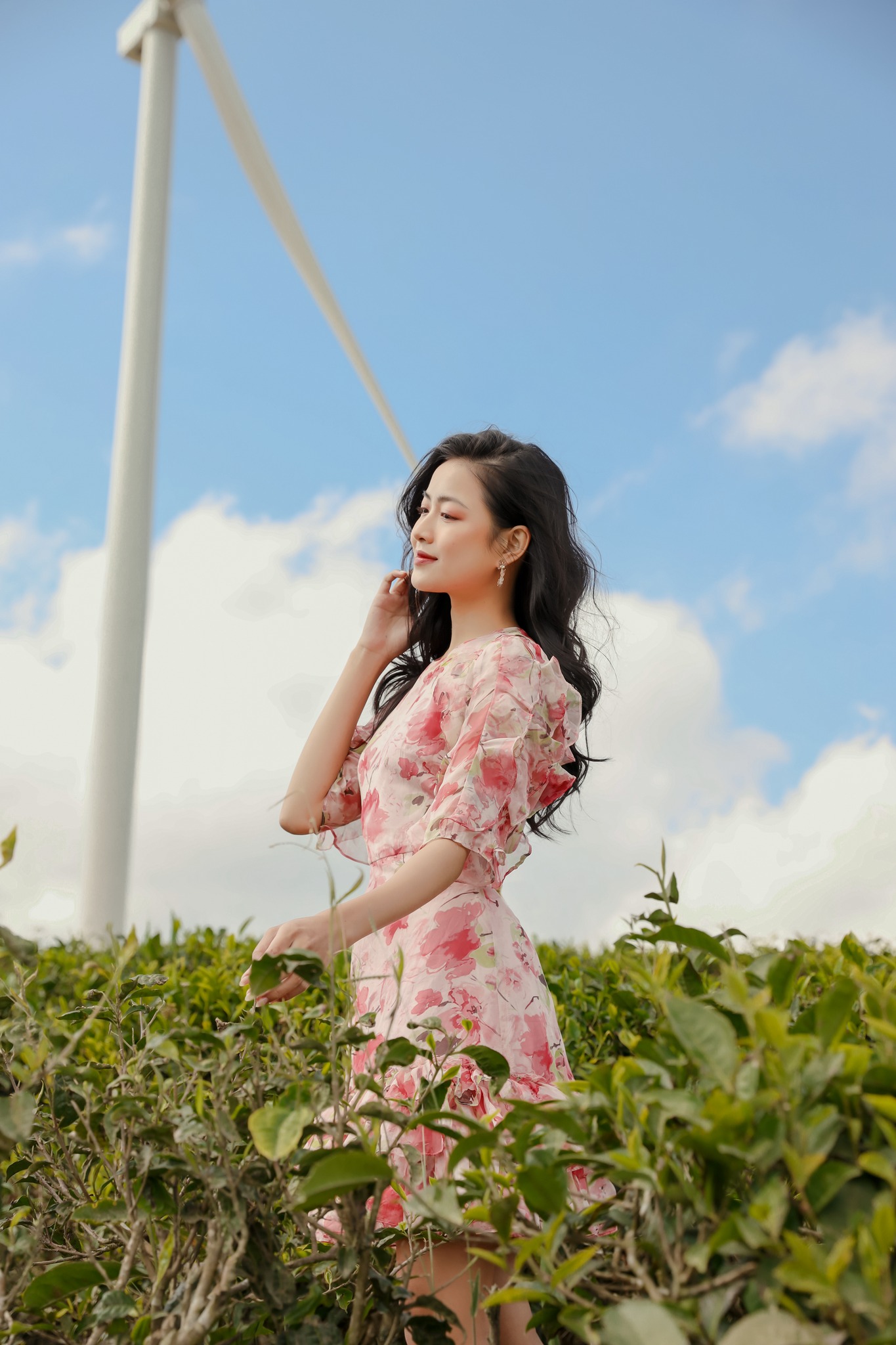 OLV - Đầm Cerise Floral Dress