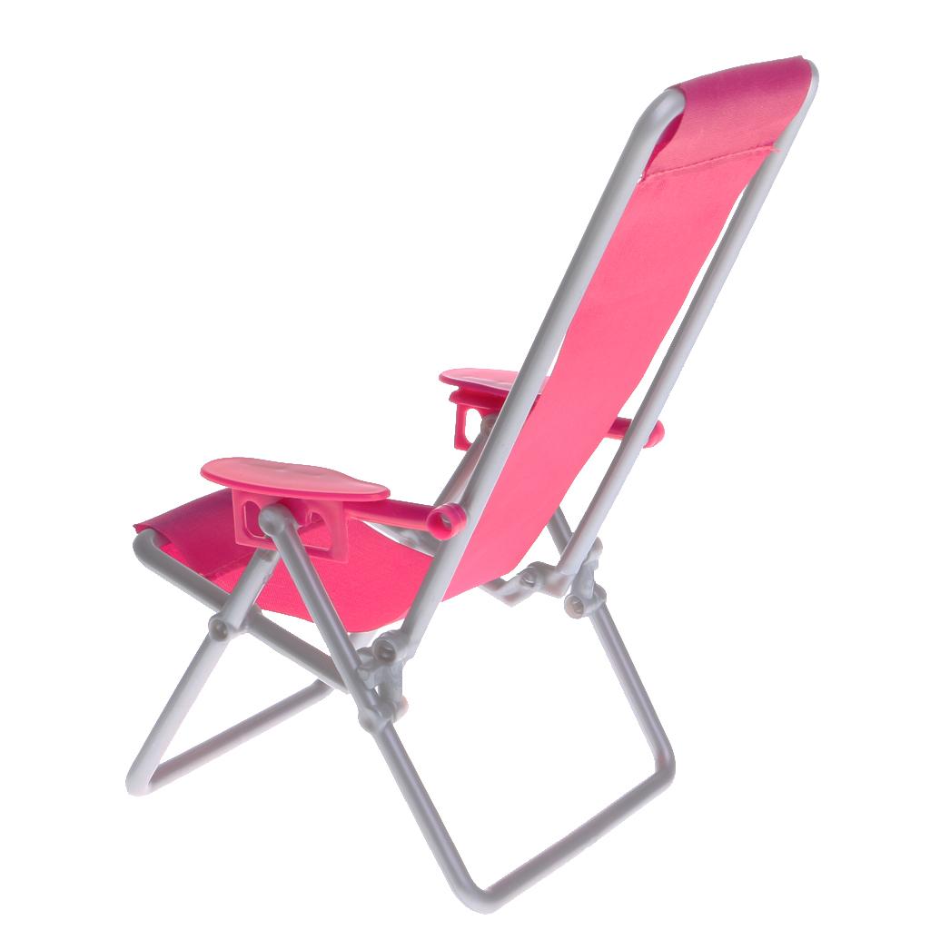 Ghế Nhựa Rosy 1/6 Beach Deck Cho Dollhouse Phụ Kiện Thu Nhỏ