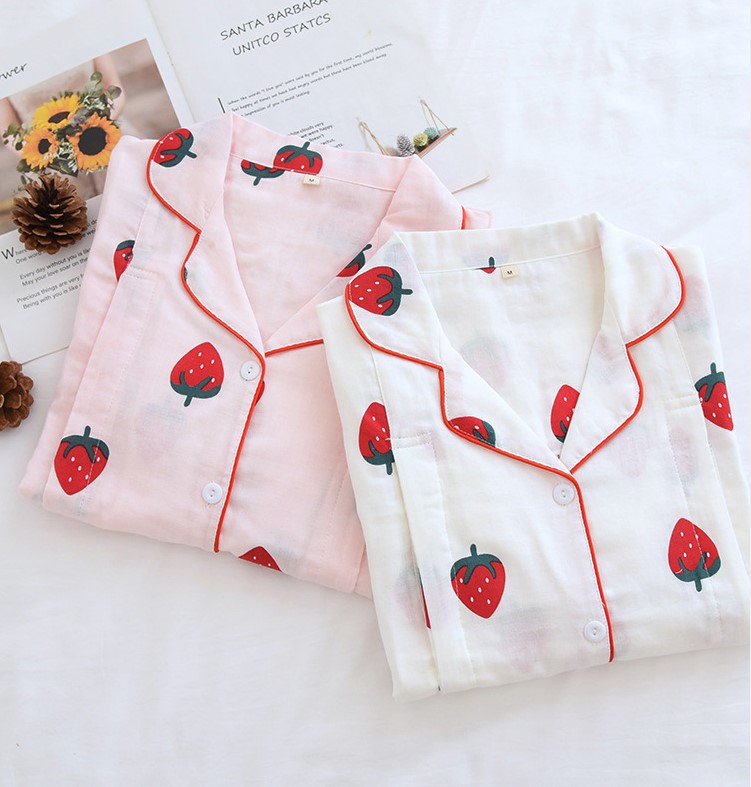 Bộ Đồ Pyjama Bầu Và Sau Sinh Dài Tay Azuno AZ1609 Mặc Nhà Có Thiết Kế Chun Chỉnh Bụng Và Khe Mở Cho Con Bú Chất Liệu Xô Nhật Mặc Hè Cực Mát