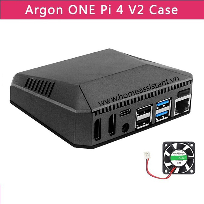 Vỏ Case Nhôm Cho Máy Tính Mini Raspberry Pi 4 Argon One