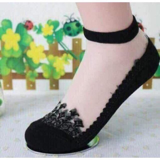 Set 5 Đôi Tất Hài Ren Công Chúa Hàng Loại 1