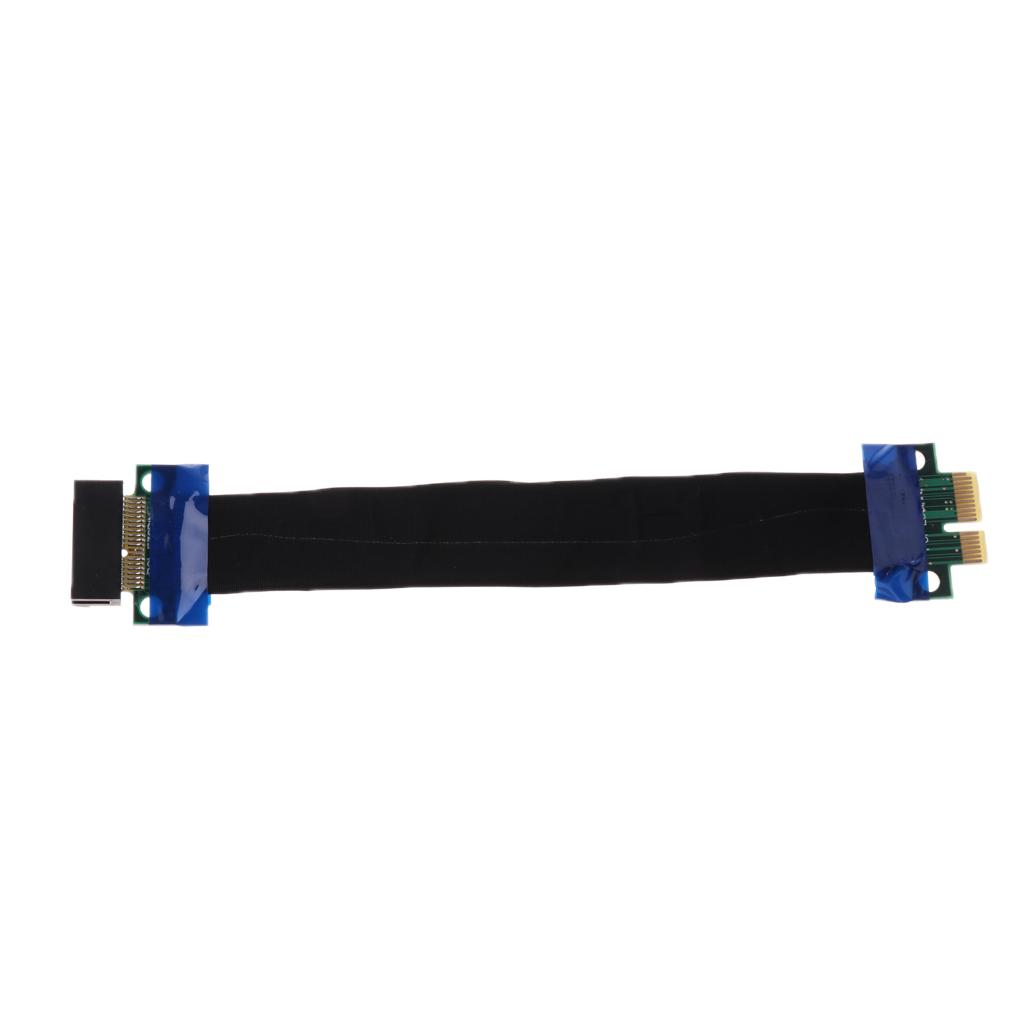 Adapter Cable PCI-E Express 4X & 1X Riser Card Flexible Cord Ribbon Cables