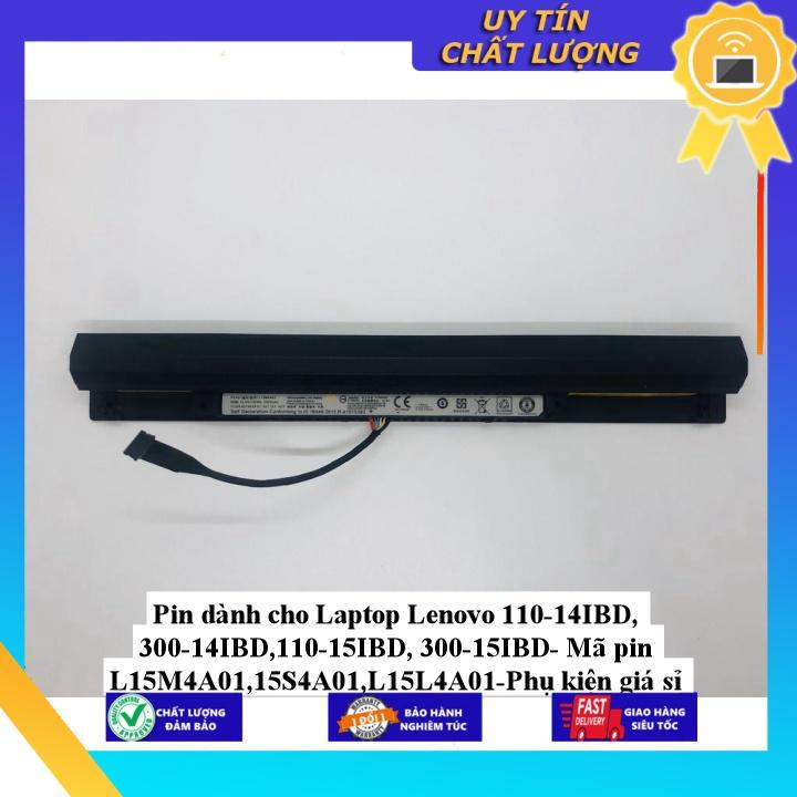 Pin dùng cho Laptop Lenovo 110-14IBD, 300-14IBD,110-15IBD, 300-15IBD- Mã pin L15M4A01,15S4A01,L15L4A01 - Hàng Nhập Khẩu New Seal