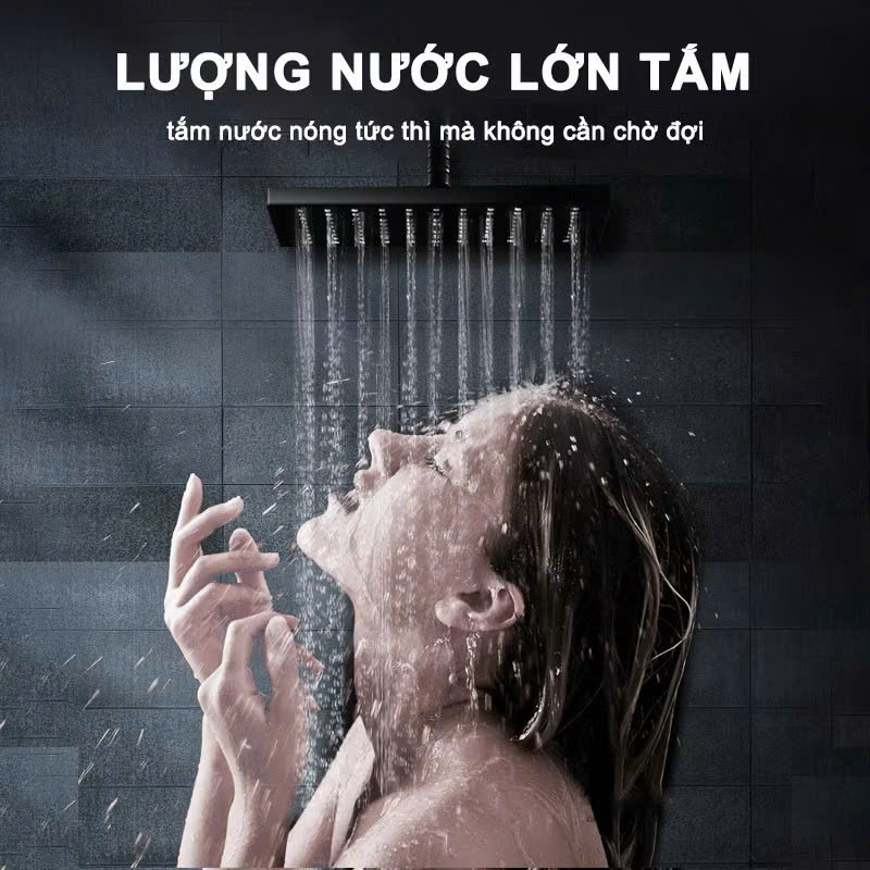 Máy Nước Nóng Trực Tiếp Cảm Ứng LCD – Chống Giật An Toàn, Cảm Biến Nhiệt Thông Minh, Kèm Vòi Sen Cao Cấp